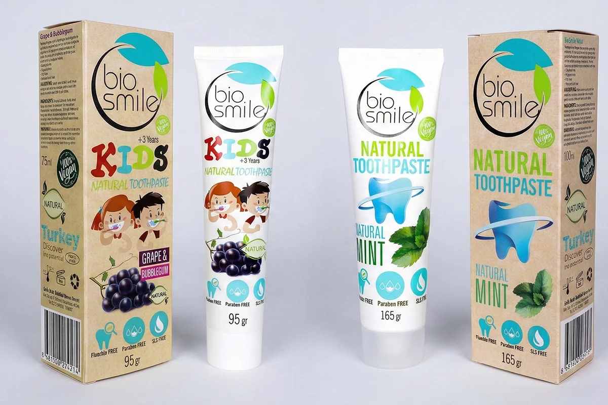 Bio Smile Çocuk Diş Macunları Ürün Fotoğraf Çekimi