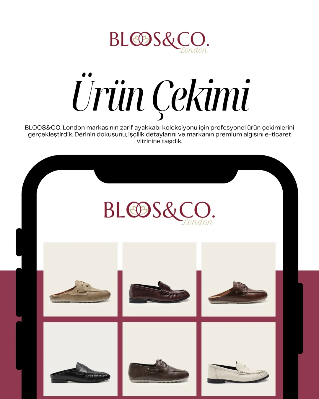 Bloss&Co Ayakkabı Ürün Fotoğraf Çekimi