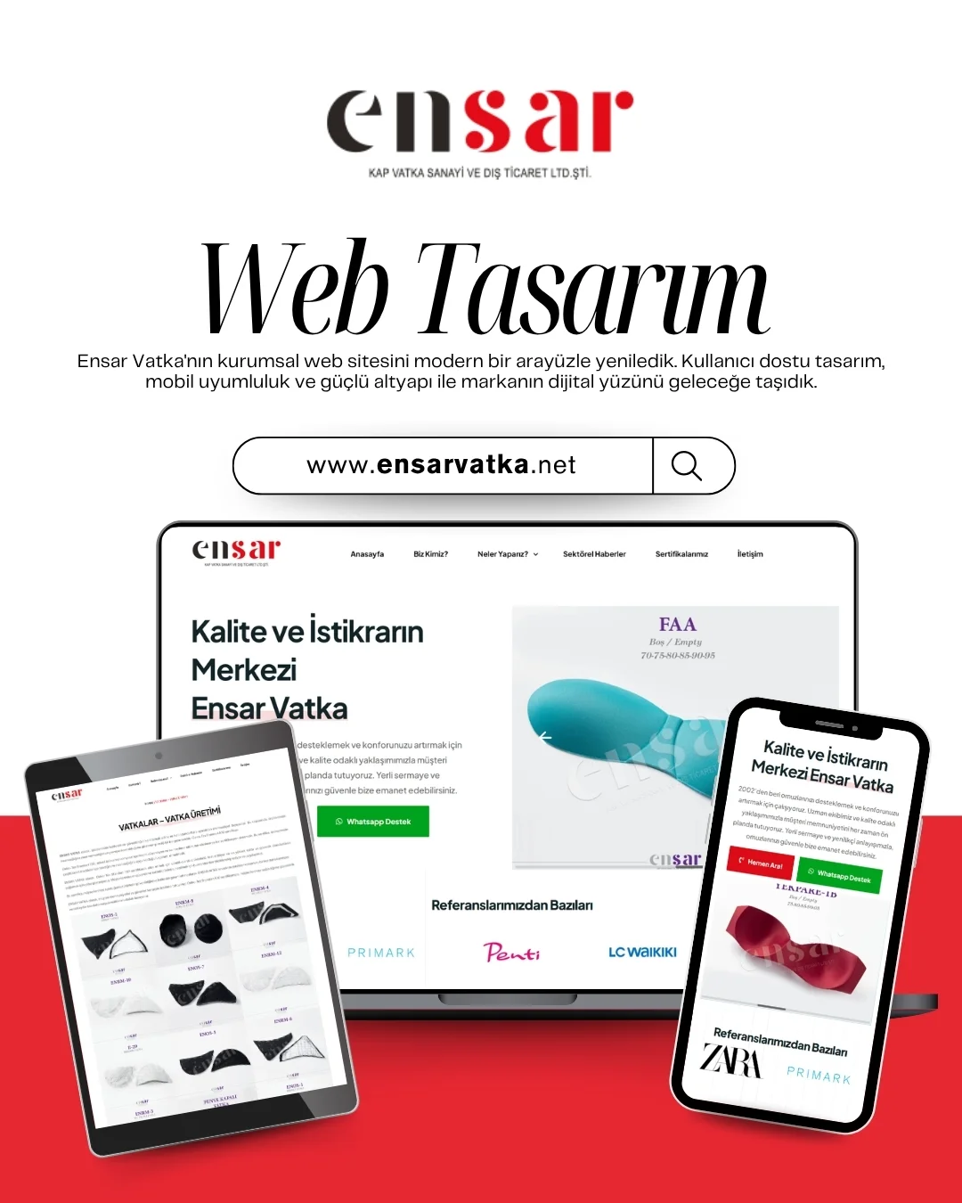 Ensar Vatka Web Tasarım Hizmeti