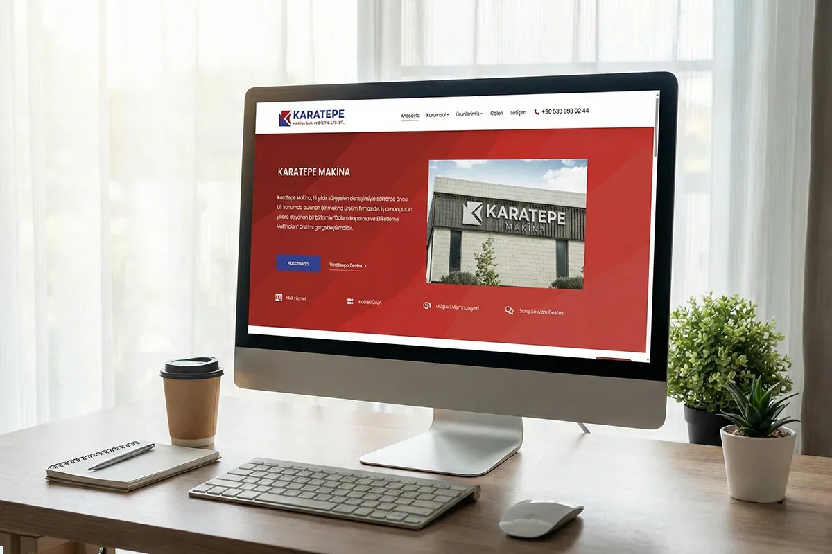 Karatepe Makina Web Tasarımı & SEO Çalışması