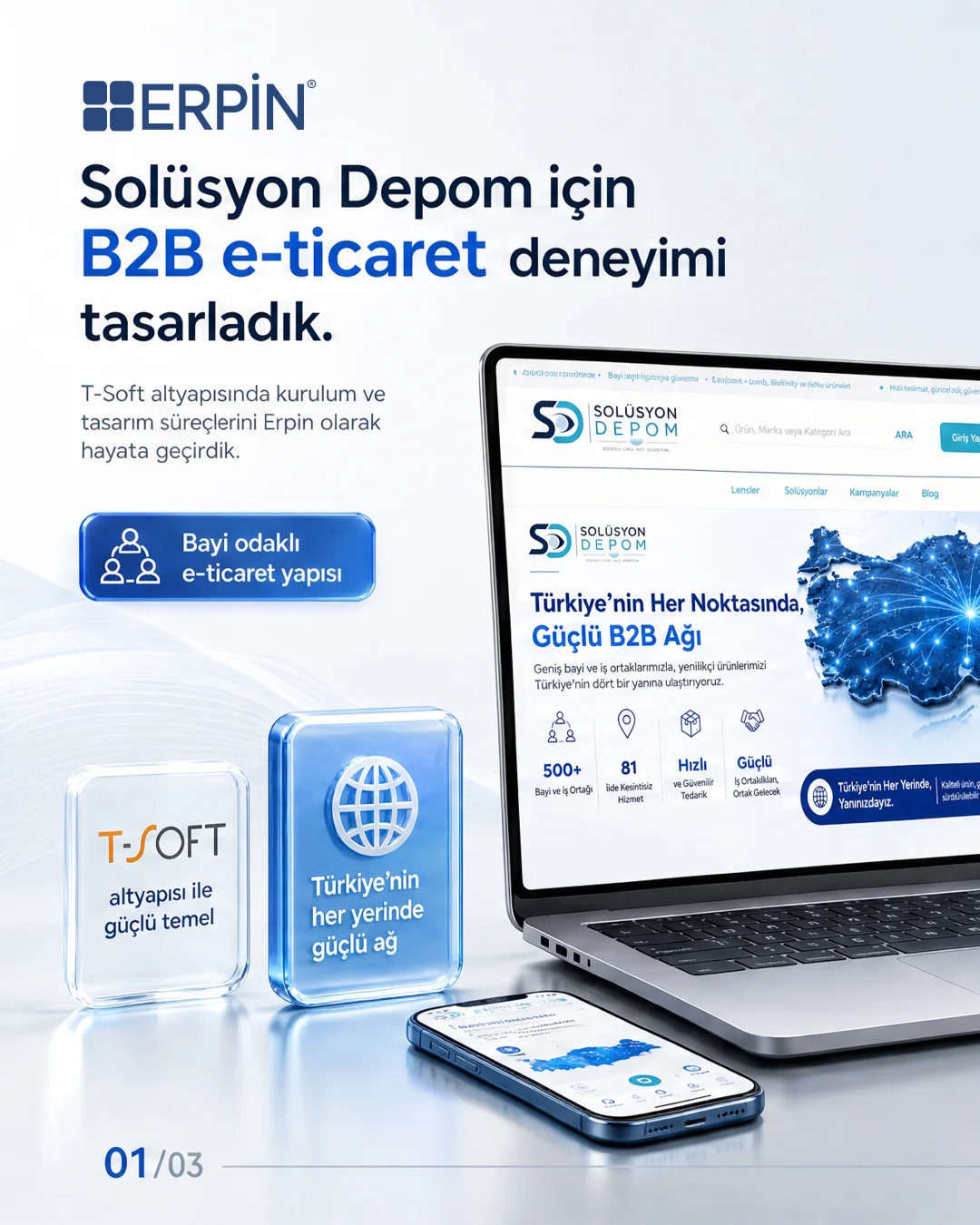 Solüsyon Depom B2B E-Ticaret Web Sitesi Tasarımı