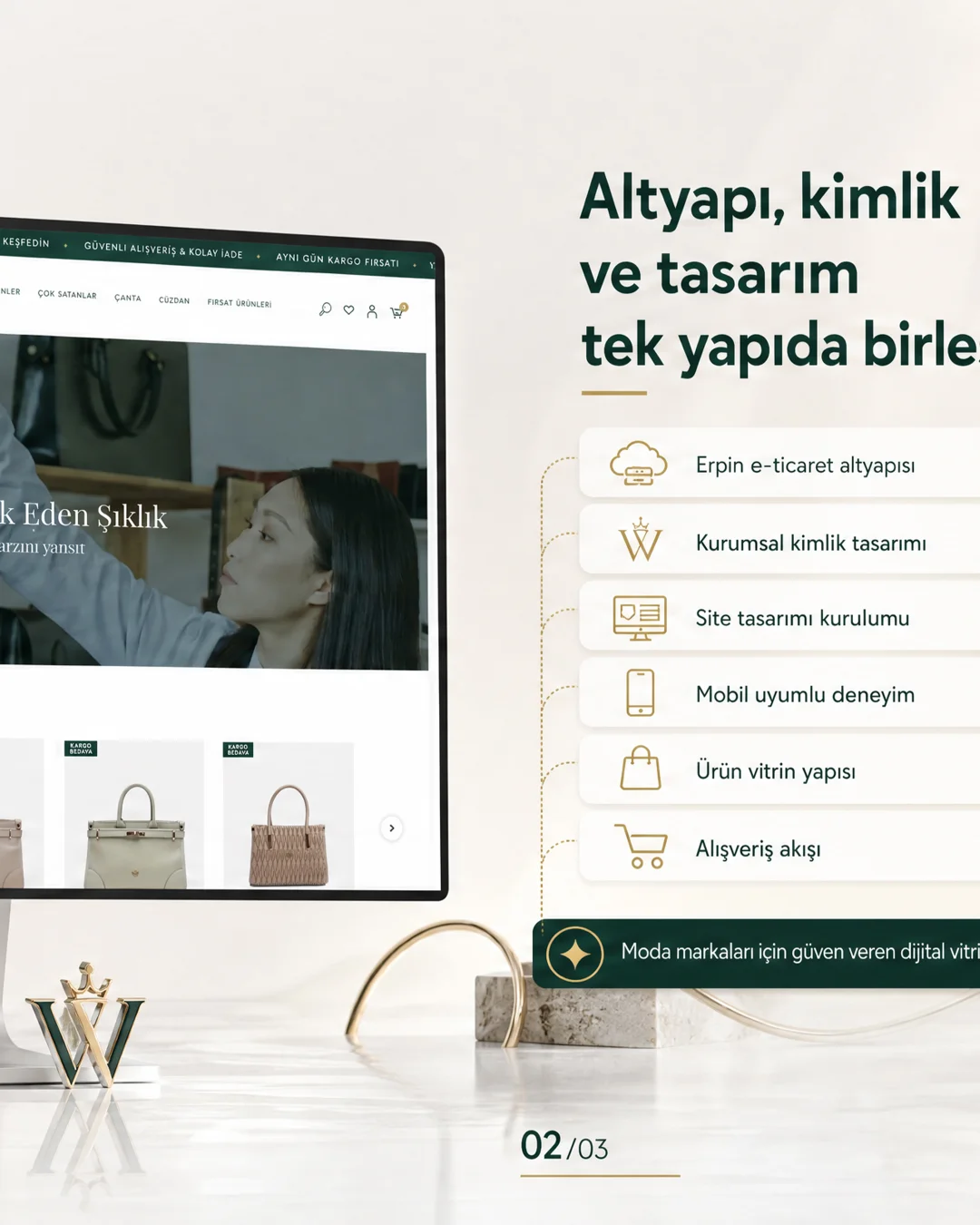 Walesa Premium E-Ticaret ve Kurumsal Kimlik Tasarımı