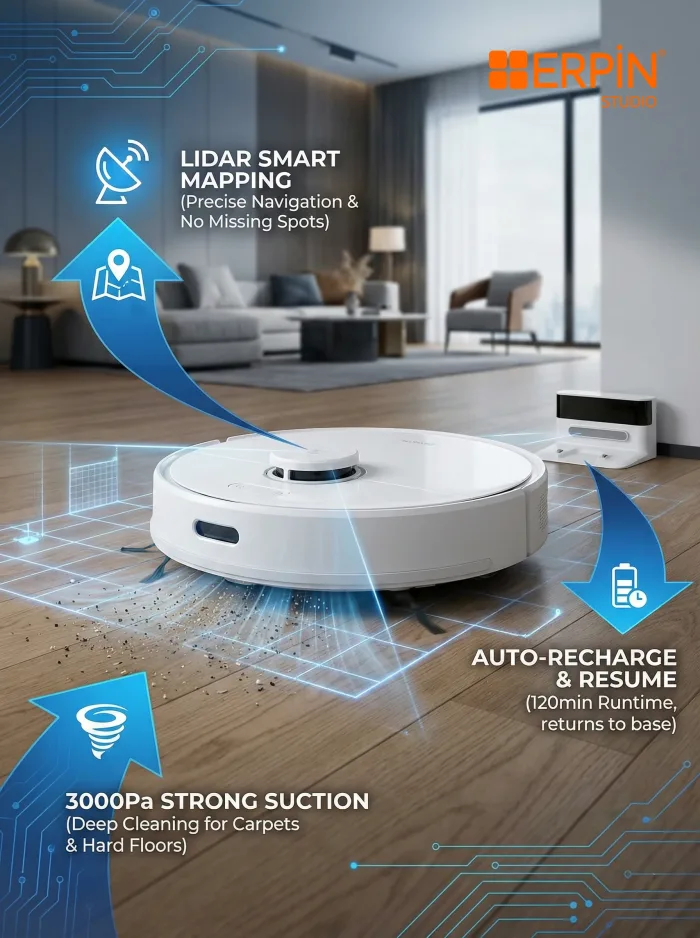 Erpin Robot superge amazon urun cekimi thumb