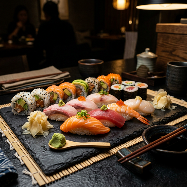 Uzakdoğu Sushi Menü Çekimi - Erpin