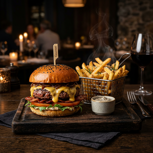 Gourmet Burger Artisan Yemek Çekimi - Erpin