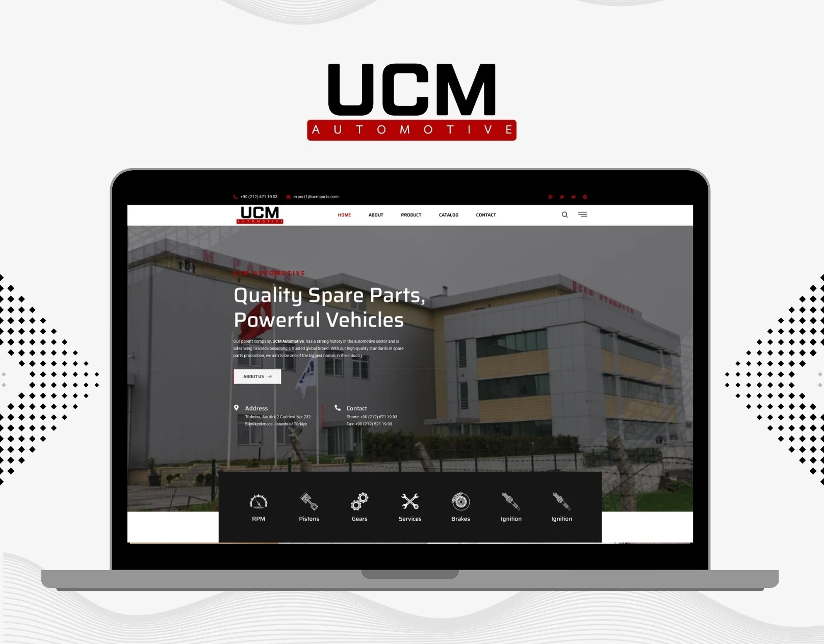 UCM Parts Sanayi WordPress
